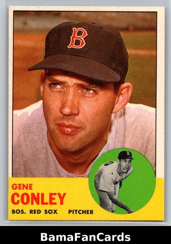 1963 topps gene conley 216 - 1963,