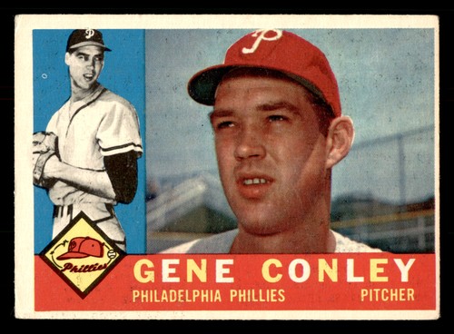 1960 topps 293 gene conley - 1960, #293