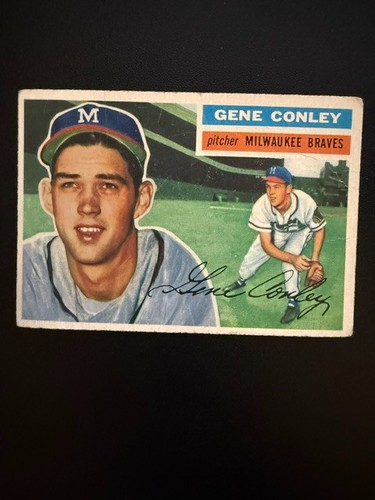 1956 topps gene conley - 1956,