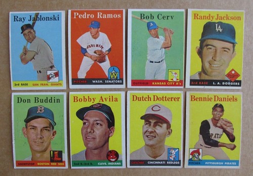 1958 topps baseball - baseball, card